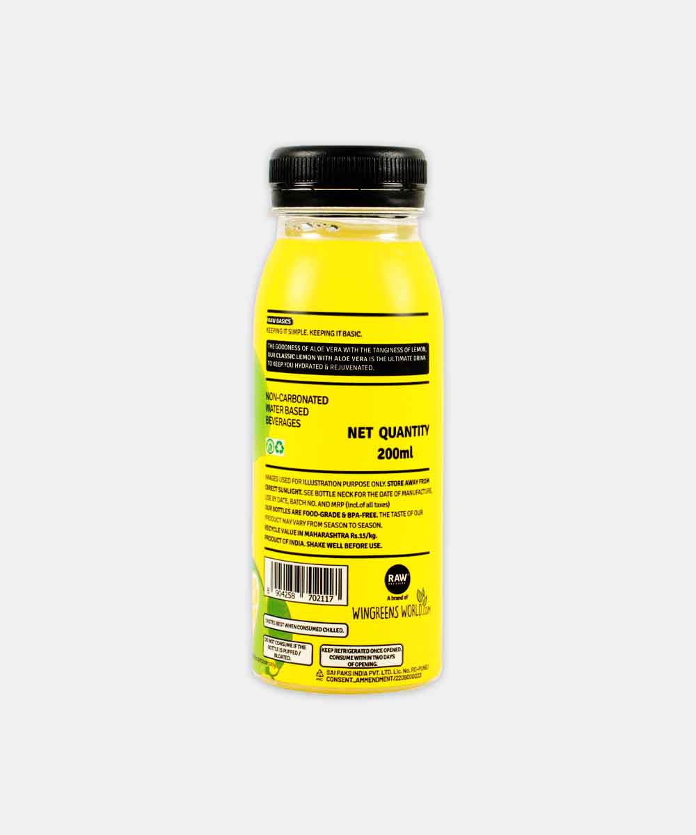 Raw Classic Lemon Juice 200 Ml