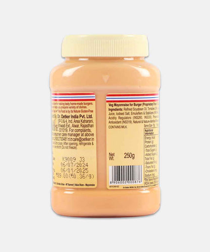 Funfoods Burger Mayonnaise Eggless 250 Gm