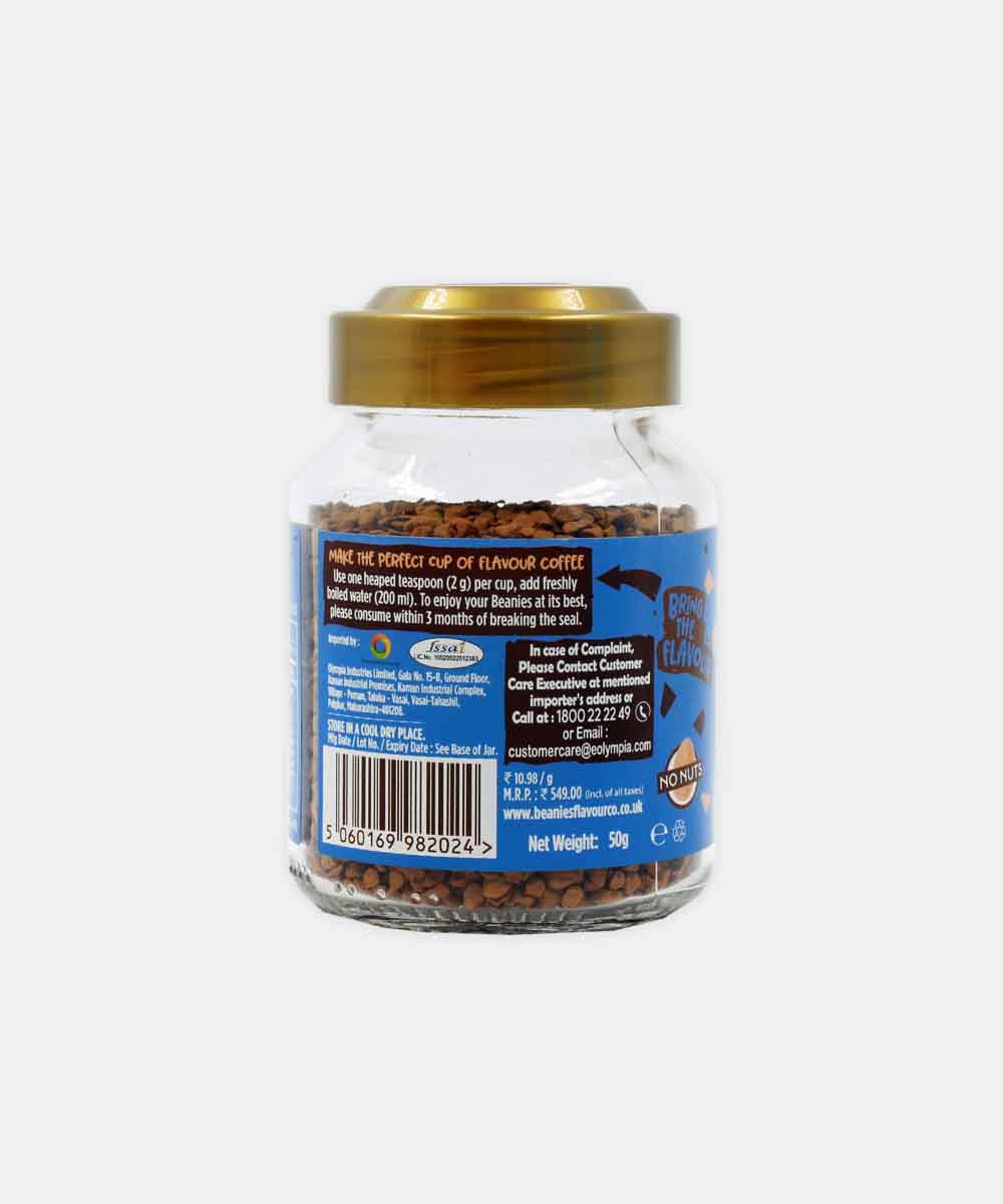 Beanies Nutty Hazelnut Instant Coffee 50 Gm