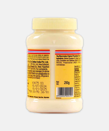 Funfoods Veg Mayonnaise Original 250 Gm