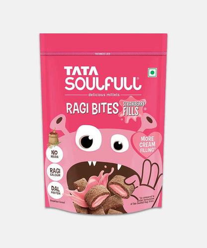 Soul Full Strawberry Fills Ragi Bites 250 Gm