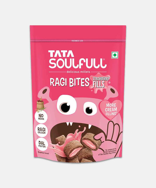 Soul Full Strawberry Fills Ragi Bites 250 Gm