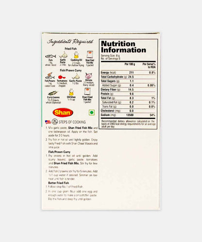Shan Fried Fish Masala 50 Gm