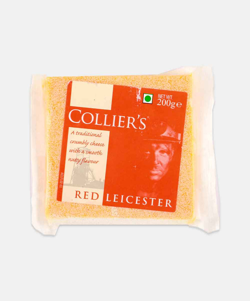 COLLIERS RED LEICESTER CHEESE 200 GM