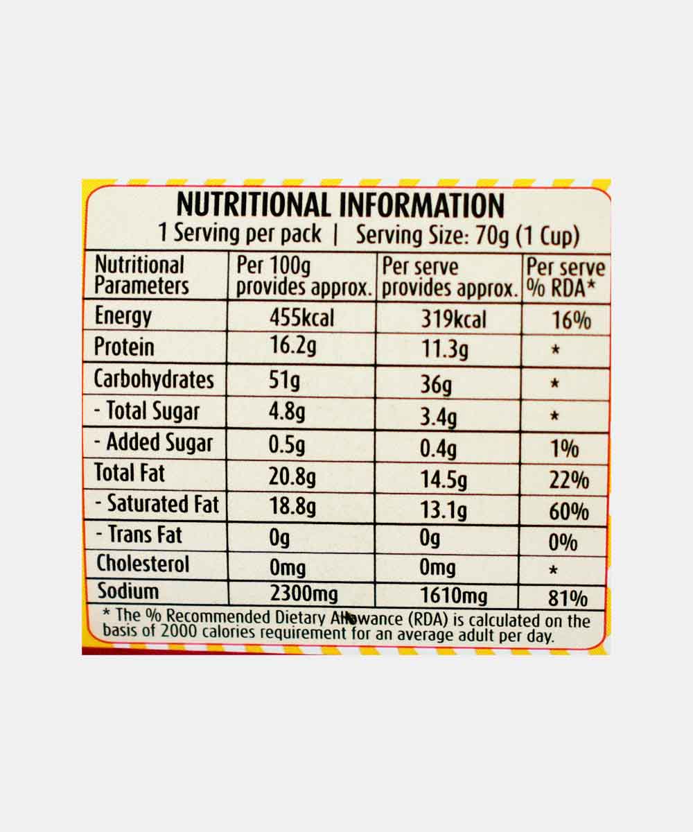 Suhana Cuppa Misal 70 Gm