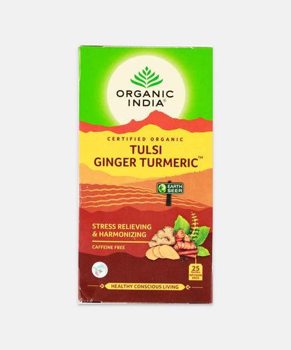 Organic India Tulsi Ginger Turmeric Tea 25 Bag