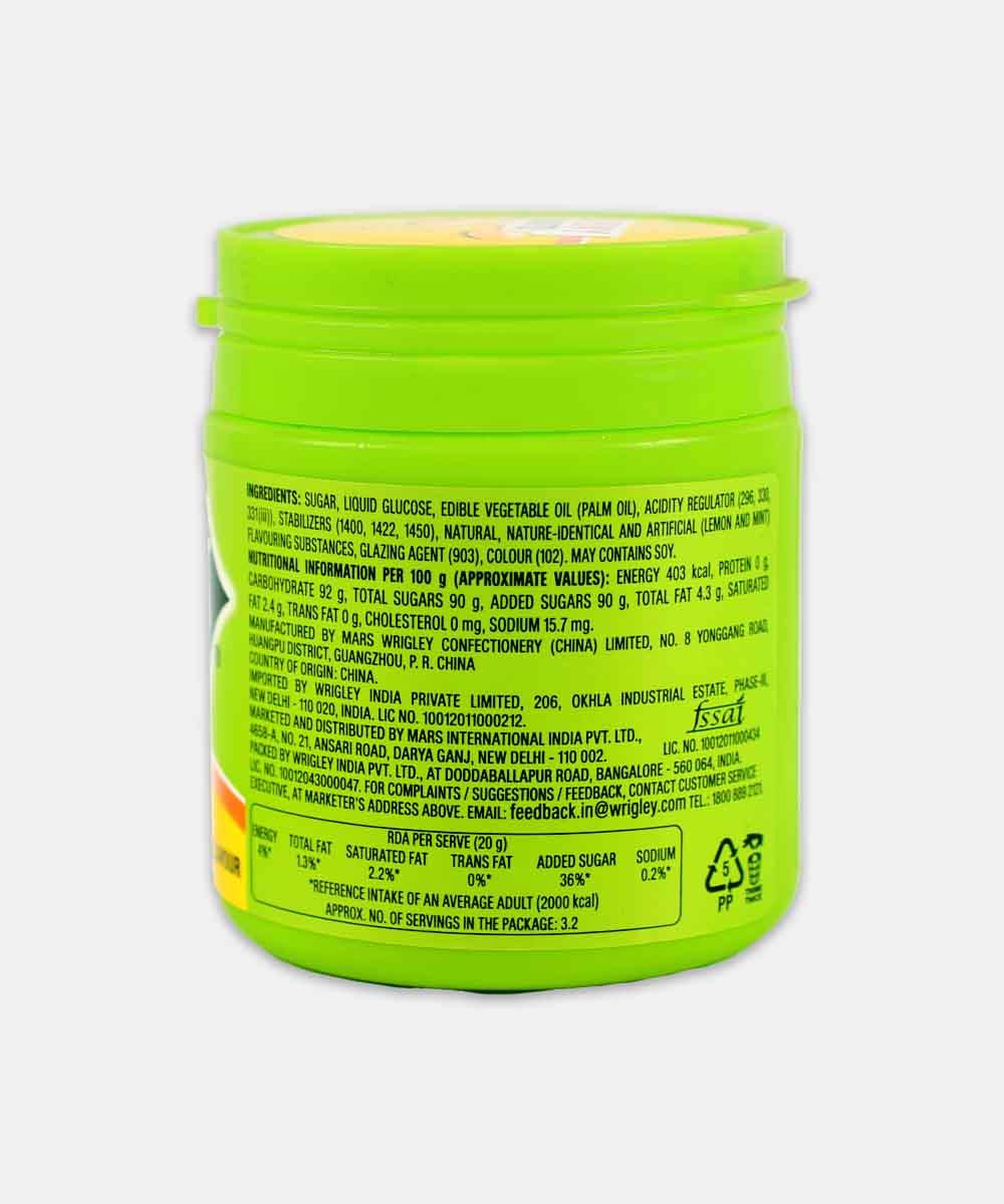 Wrigleys Doublemint Chewy Mints Lemon Mints 65.1 Gm