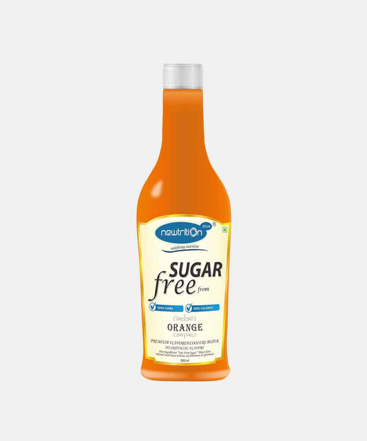 Newtrition Plus Orange Sugar Free Syrup 500 Ml