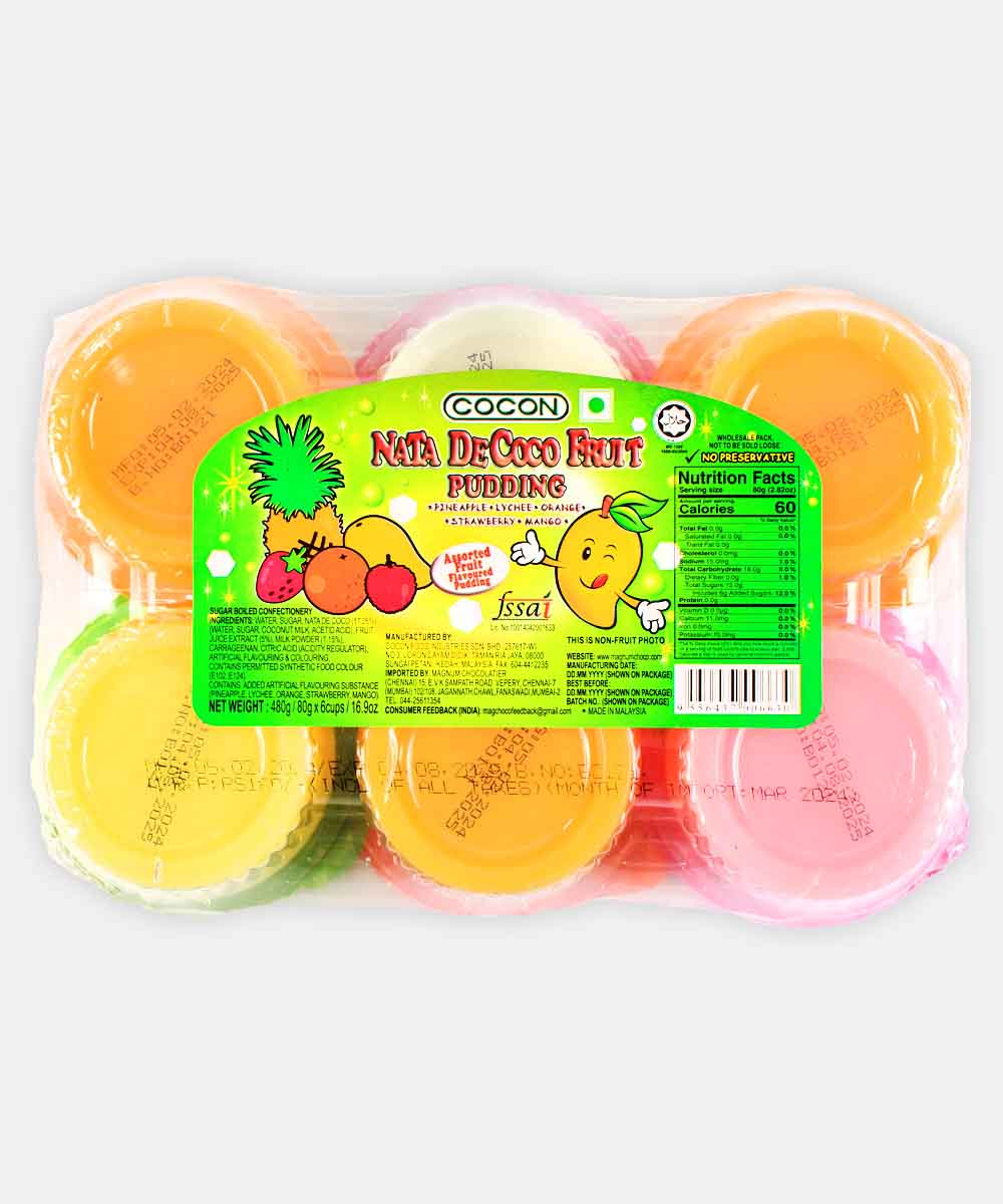 Cocon Assorted Fruit Pudding 480 Gm