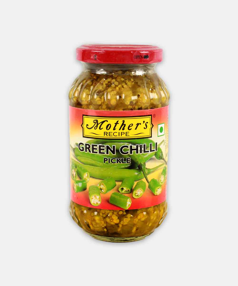 Mothers Green Chilli Pickle 400Gm
