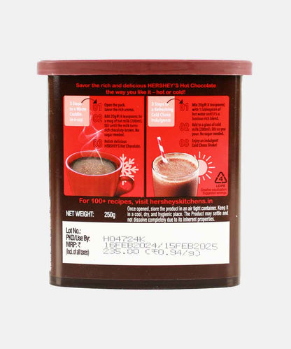 Hersheys Hot Chocolate Powder 250 Gm