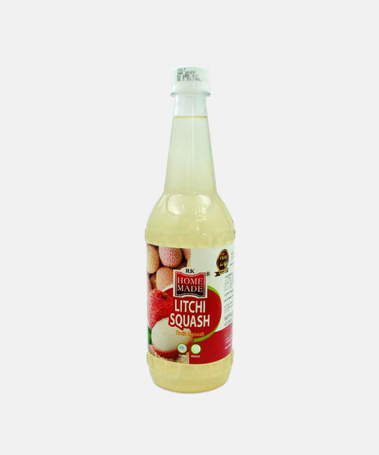 Home Made Litchi Squash 750 Ml