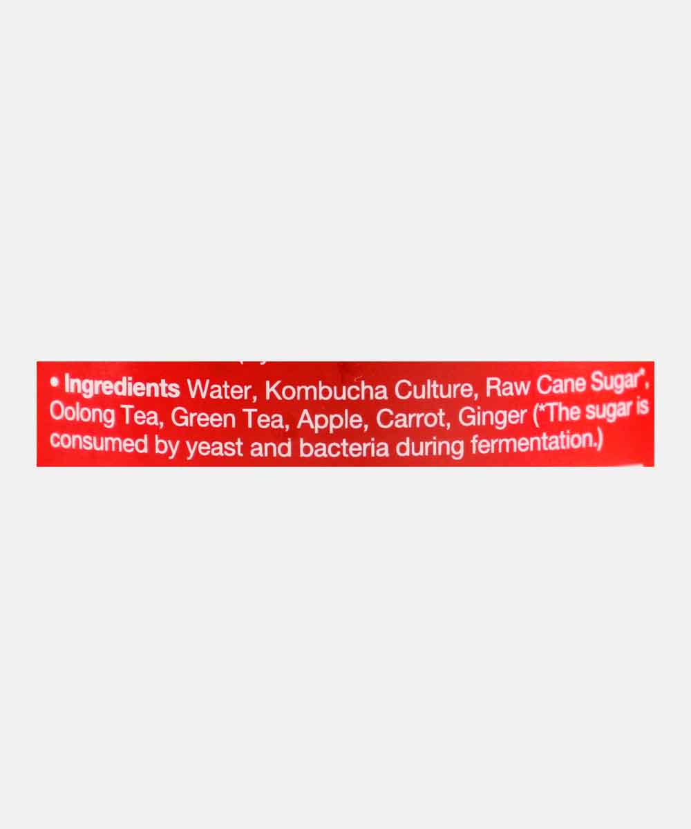 Bombucha Apple Carrot Ginger Tea 500 Ml