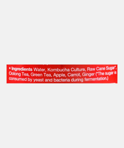 Bombucha Apple Carrot Ginger Tea 500 Ml