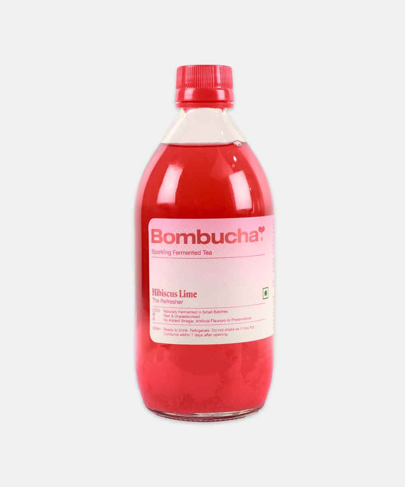 BOMBUCHA HIBISCUS LIME TEA 500 ML