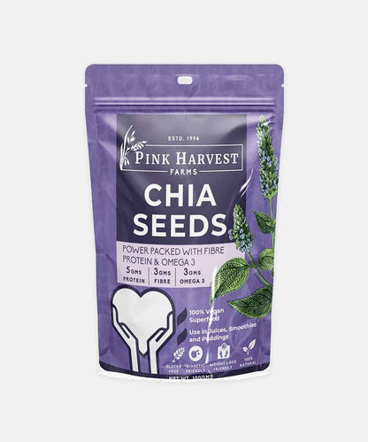 Pink Harvest Chia Seeds 100 Gm