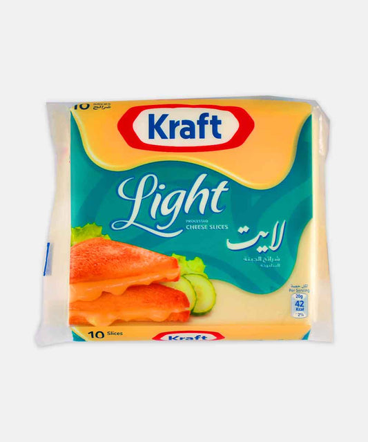 Kraft Light Processed Cheese Slice 10 Slices