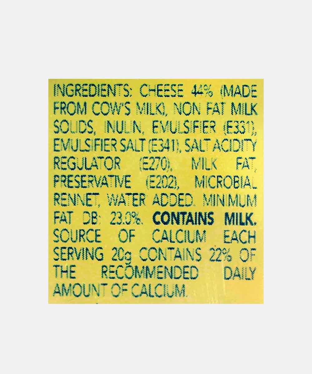 Kraft Light Processed Cheese Slice 10 Slices