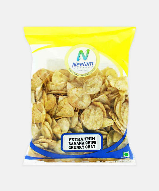 Extra Thin Banana Chips Chunky Chat 200 Gm