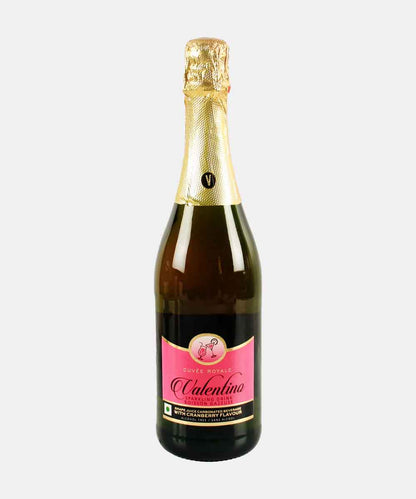 Valentino Grape Juice With Cranberry Flavour Sparkling Drink 750 Ml