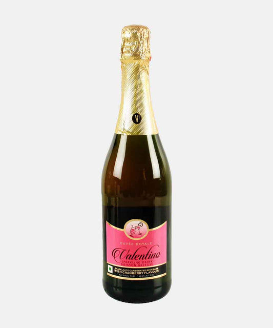 Valentino Grape Juice With Cranberry Flavour Sparkling Drink 750 Ml