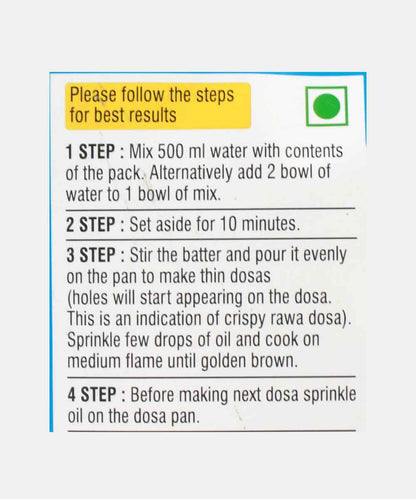 Neelam Instant Ready Mix Rava Dosa 250 Gm