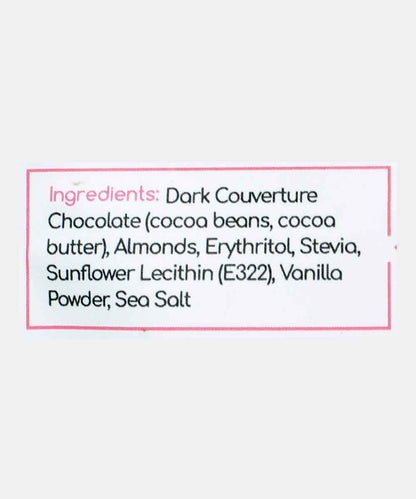 Bean To Bark Almond Crunch With Sea Salt Sugar Free Dark Chocolate 100 Gm