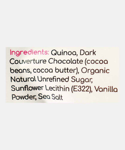 Bean To Bark Quinoa Crackle With Sea Salt Dark Chocolate 80 Gm