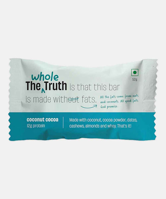 The Whole Truth Coconut Cocoa Bar 52 Gm