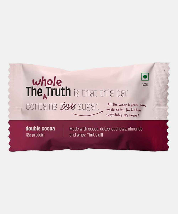 WHOLE THE TRUTH DOUBLE COCOA BAR 52