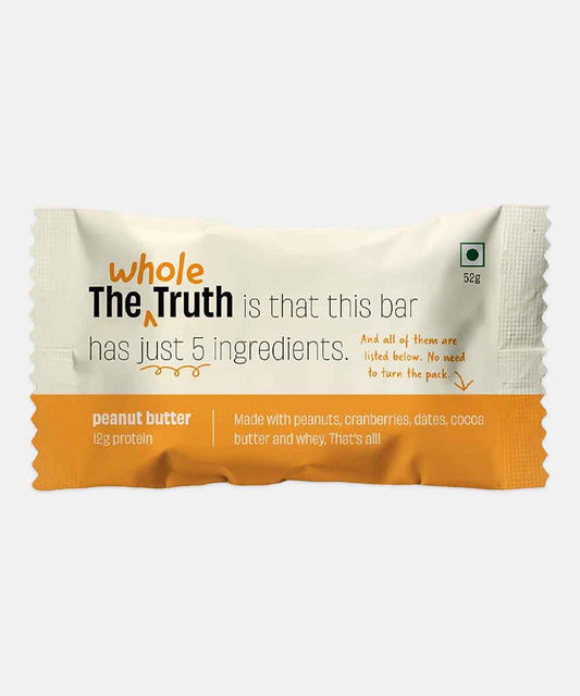 The Whole Truth Peanut Butter Bar 52 Gm