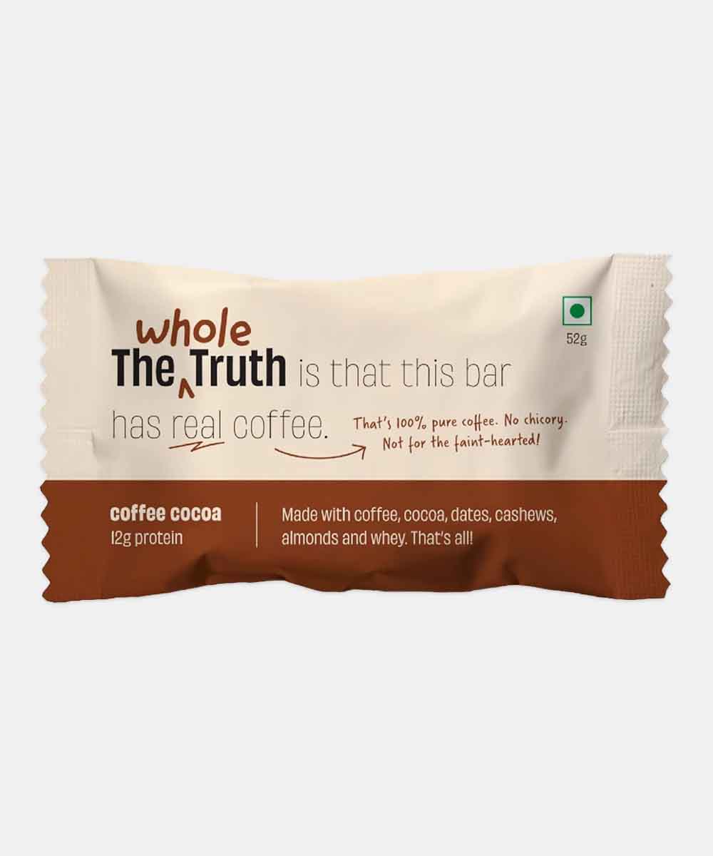 The Whole Truth Coffee Cocoa Bar 52 Gm
