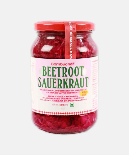 Bombucha Beetroot Sauerkraut Pickle 450 Gm