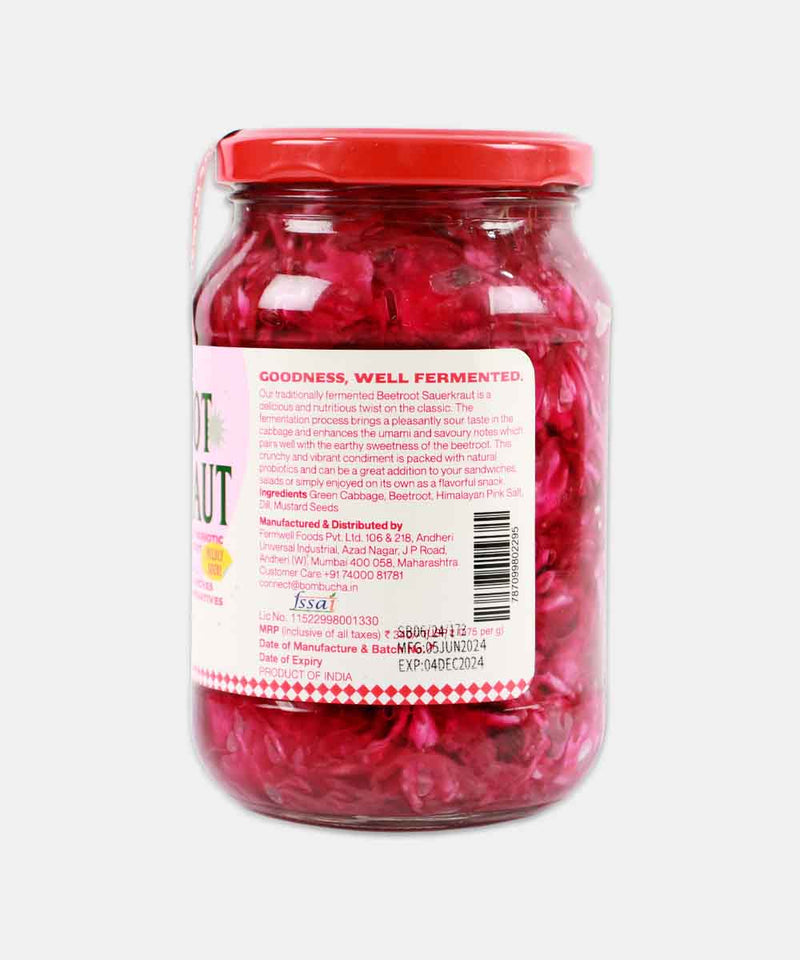 BOMBUCHA BEETROOT SAUERKRAUT PICKLE 450
