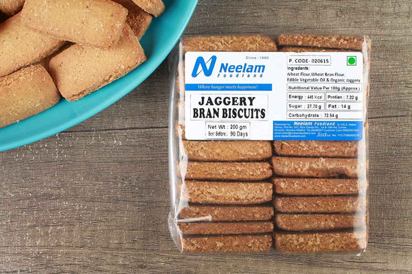 JAGGERY BRAN BISCUITS 200