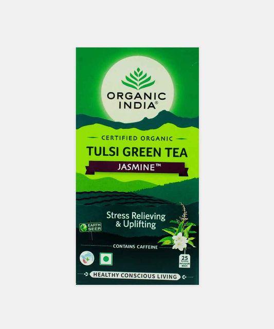 Organic India Tulsi Green Tea Jasmine (25 Bag) 45 Gm