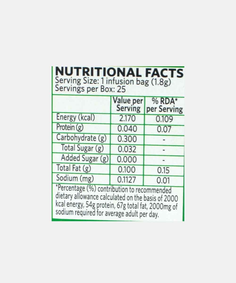 Organic India Tulsi Green Tea Jasmine (25 Bag) 45 Gm