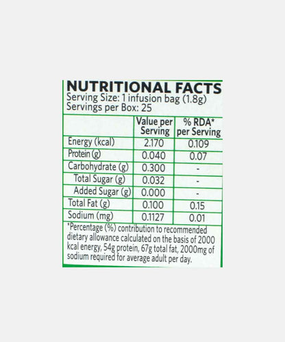 Organic India Tulsi Green Tea Jasmine (25 Bag) 45 Gm