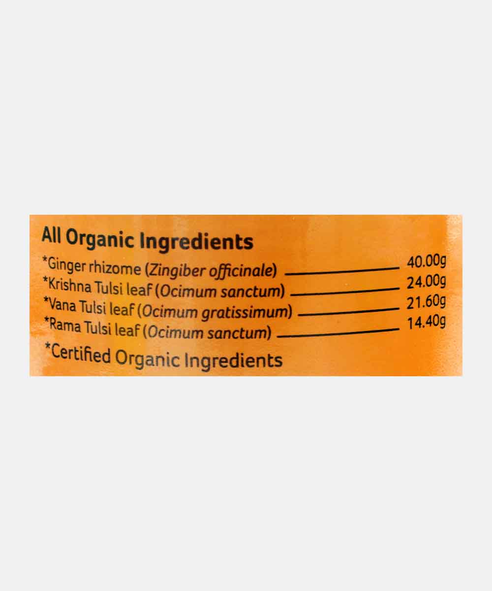 Organic India Tulsi Ginger Tea Tin 100 Gm