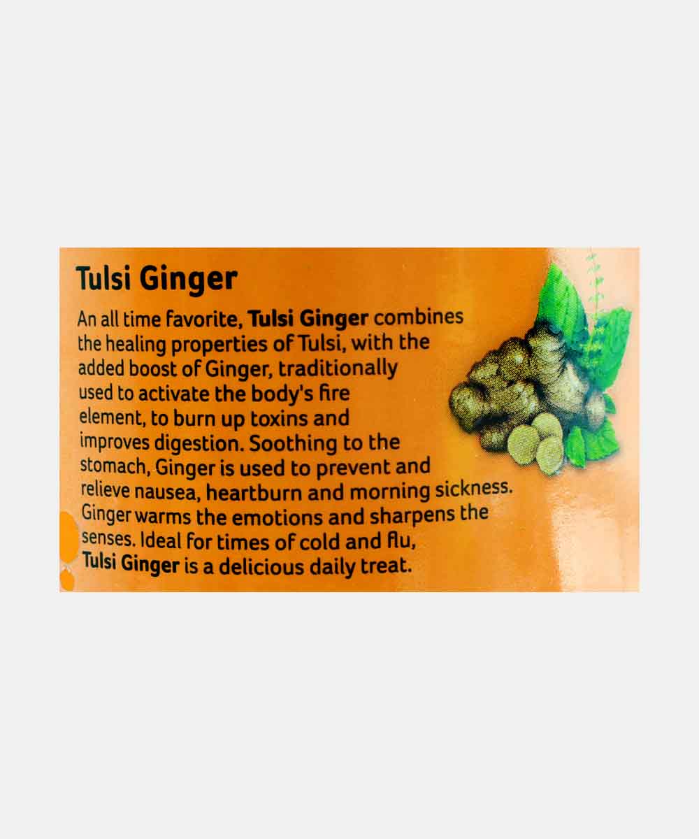 Organic India Tulsi Ginger Tea Tin 100 Gm