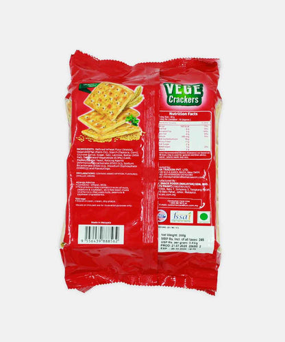 Munchy Vege Crackers Kraker Sayuran 300 Gm