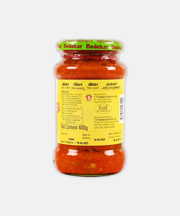 BEDEKAR MIXED PICKLE 400 GM