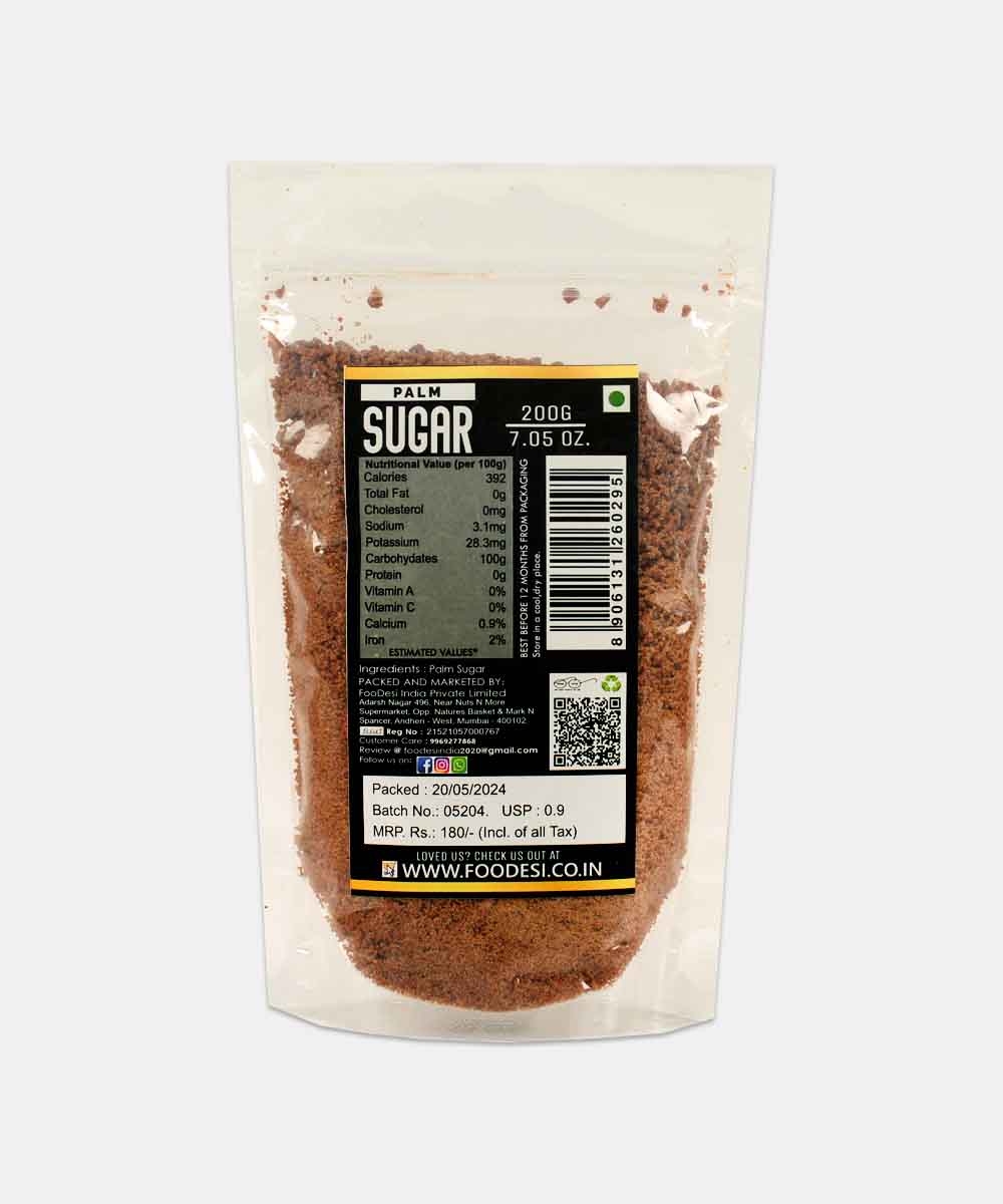 Foodesi Plam Sugar 200 Gm