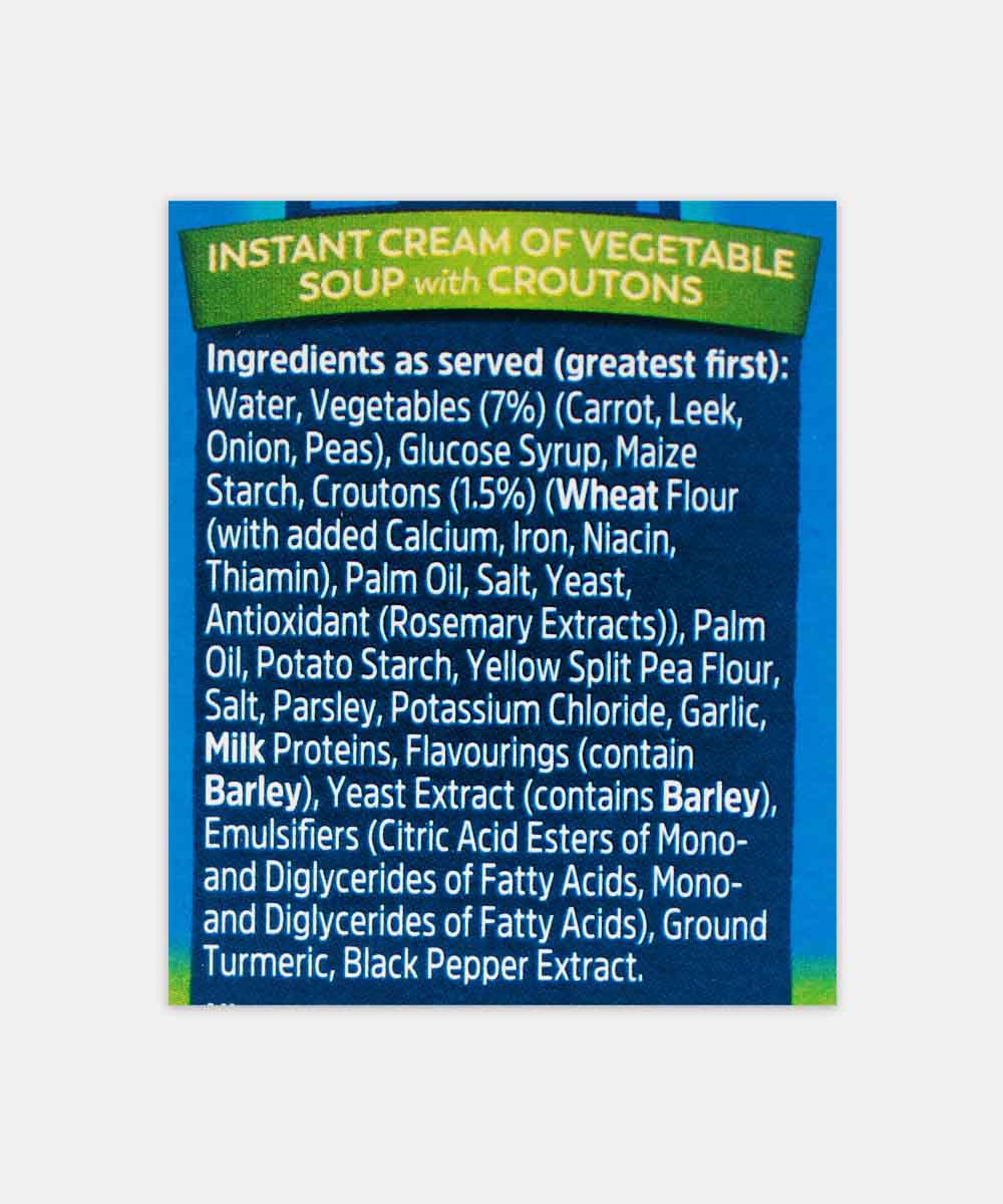Batchelors Cream Of Vegetable Soup 122 Gm