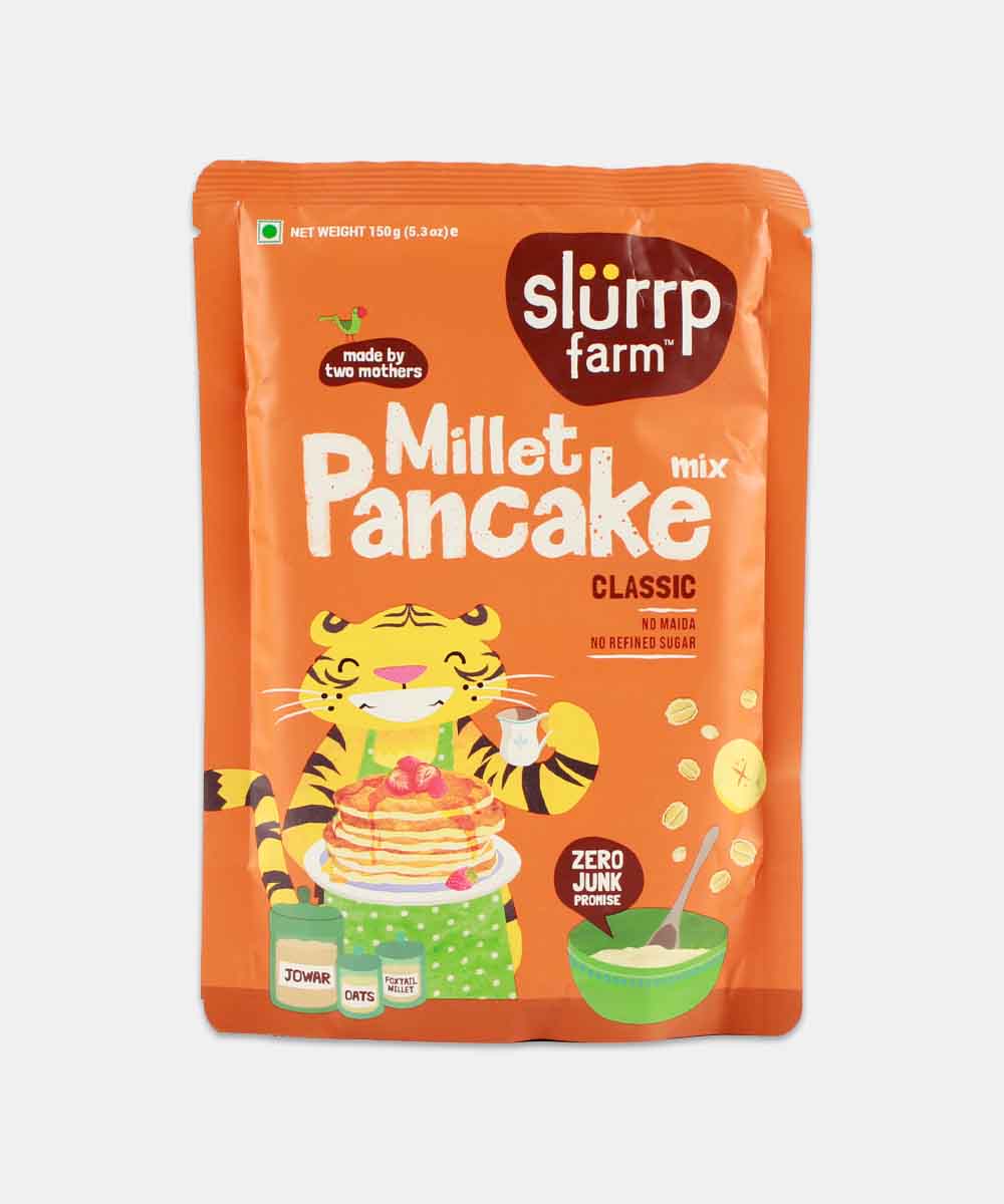 Slurrp Farm Millet Pancake Mix Classic 150 Gm
