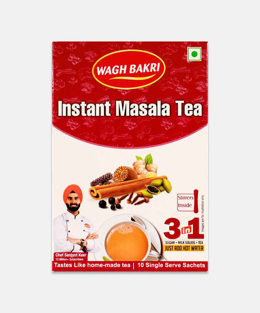 Wagh Bakri Instant Masala Tea 140 Gm ( 10 Sachets )