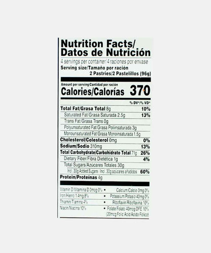 Pop Tarts Frosted Blueberry Cookies 384 Gm