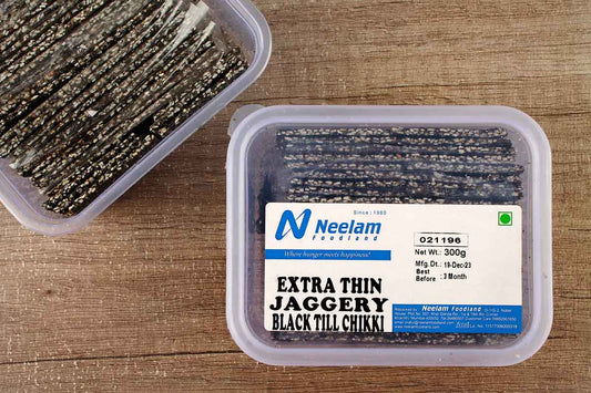 Extra Thin Black Till Chikki 300 Gm