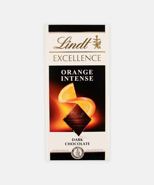 Lindt Excellence Intense Orange Dark Chocolate 100 Gm