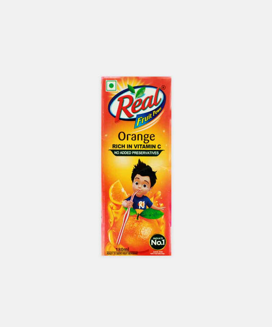Real Orange Juice 180 Ml